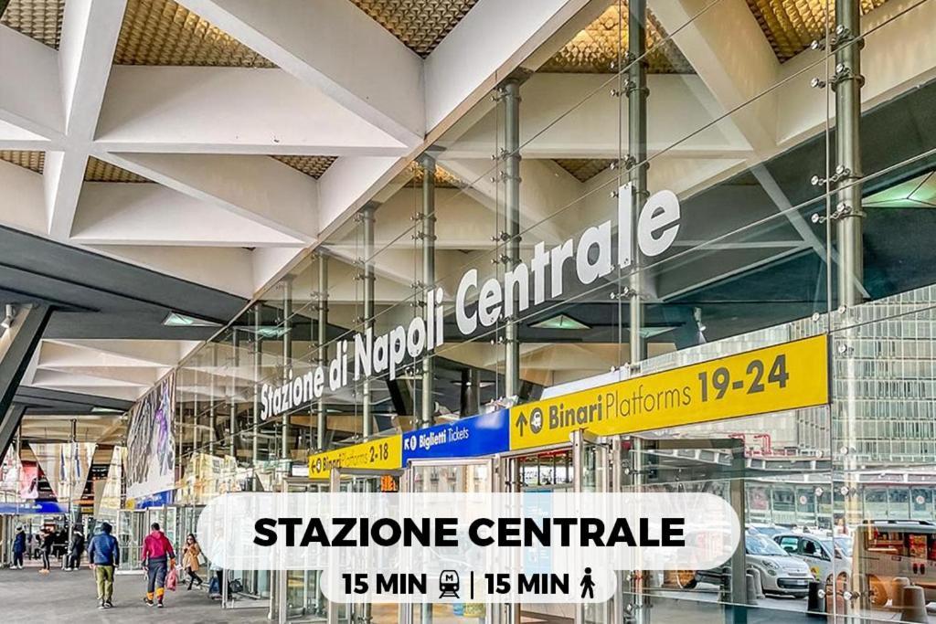 Metro Stazione-Duomo 500M -Appartamento Centrale Ed Elegante Naples Luaran gambar